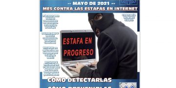 La Policía Nacional promueve en Jerez una campaña de prevención de estafas a través de Internet